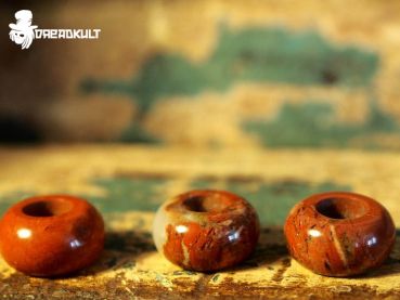 Brekzien Jaspis, dread accessoires, beads for dreadlocks, dreadlock style, gypsy jewelery, Fantasy, Bohemian, Cosplay, Hippie, Festival jewlery